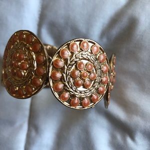 🧡10/$10 Apricot & Gold Bracelet